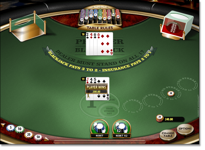 Blackjack High Streak