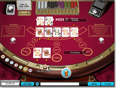 Play Casino Hold'em