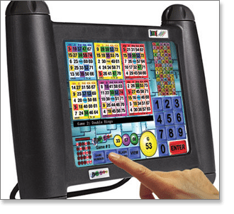 Electronic bingo machines handheld