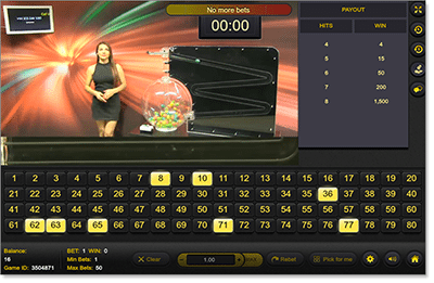 Real online casino keno