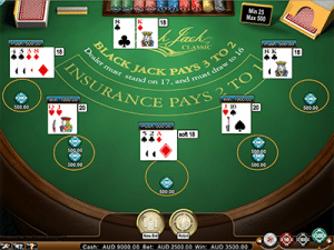 Hi-stakes blackjack play