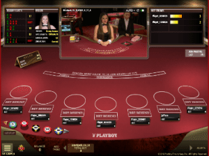 Live dealer blackjack by Microgaming software