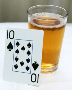 waterfall drinking game card meanings